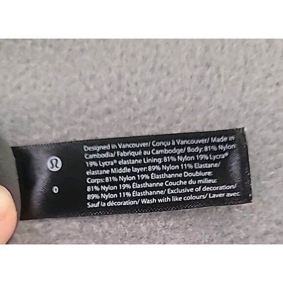 Lululemon Align Cropped Tank – Diamond Dye Asphalt Grey Size 0 - Picture 7 of 8